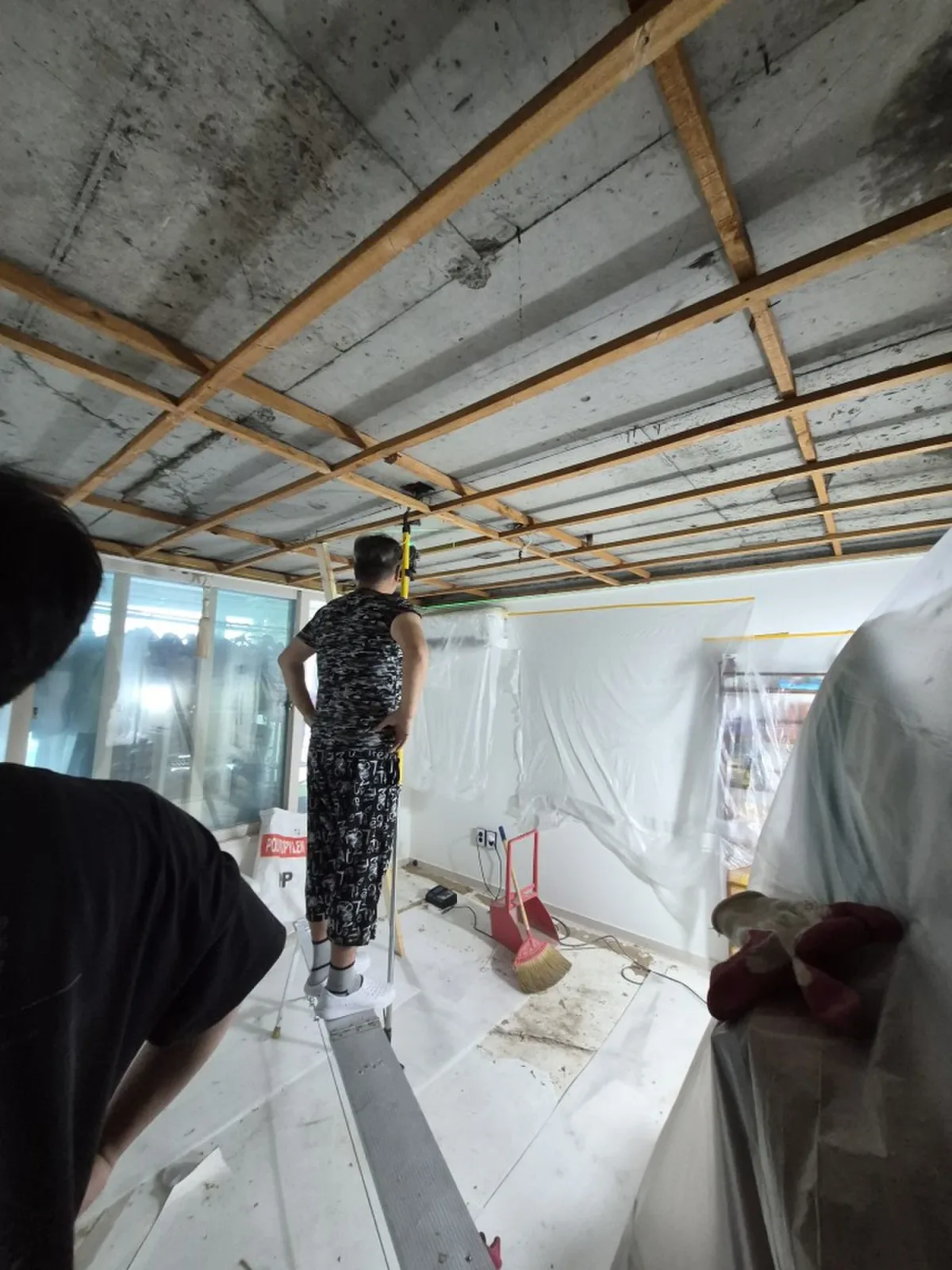 인천 서구 한국아파트 천장 도배 현장1 순인테리어