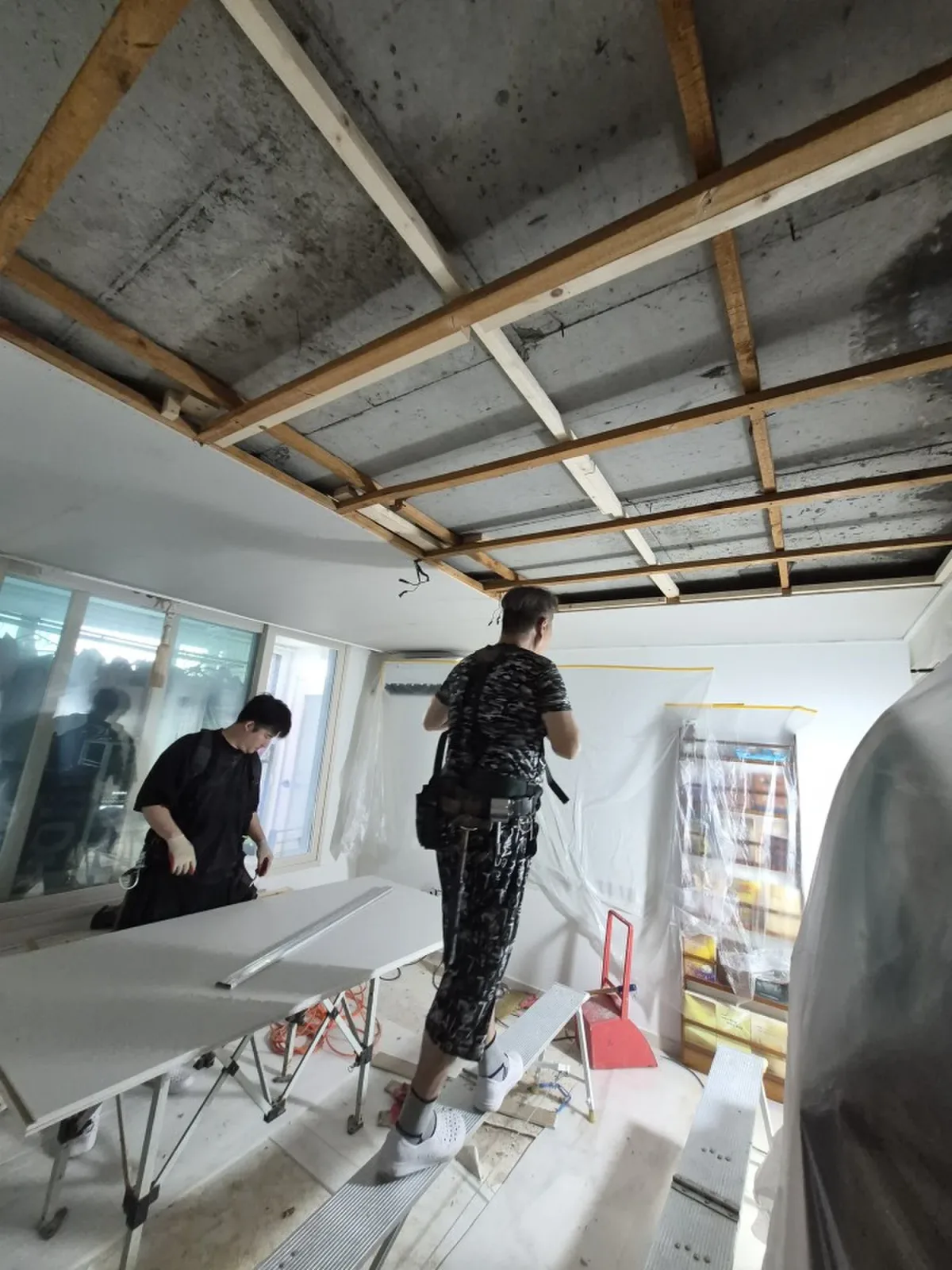 인천 서구 한국아파트 천장 도배 현장2 순인테리어